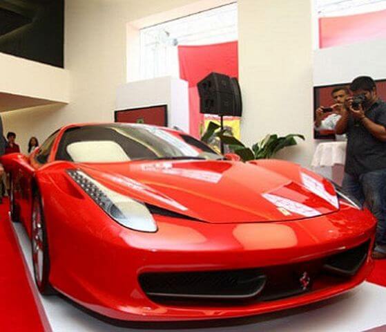 First Ferrari Showroom India