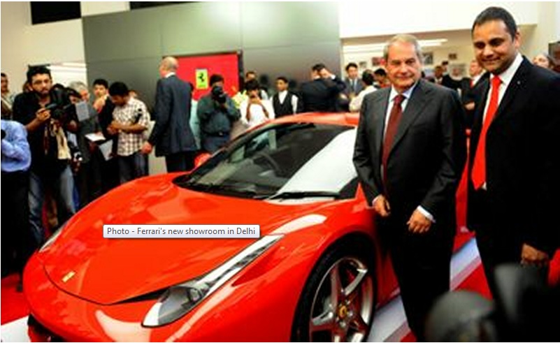 Inauguration Ferrari-India