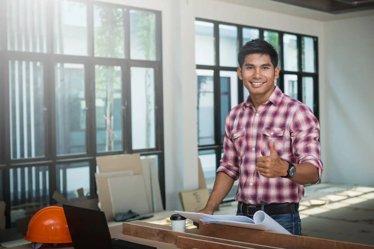 Best house construction company in Chandigarh inspecting a luxury build