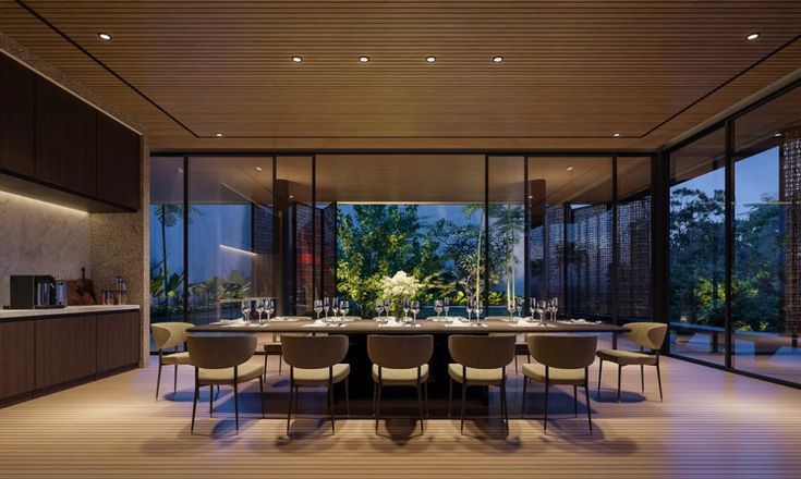 A secluded upscale dwelling offering privacy and opulence in a beautiful setting.
